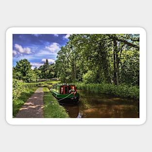 The Towpath at Talybont on Usk Sticker